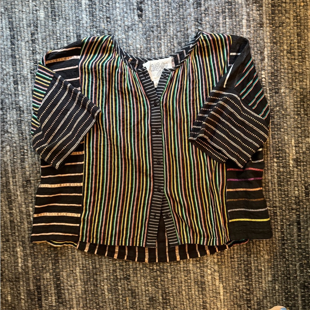 Ace & Jig Multicolor Striped Top